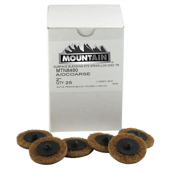 PRODUCTS | Mountain 25-Piece/Box 2 in. Twist and Lock Style Surface Prep Disc - MTN8480
