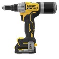 National Tradesmen Day Sale | Dewalt DCF414GE2 20V MAX XR Brushless Lithium-Ion 1/4 in. Cordless Rivet Tool Kit with 2 POWERSTACK Batteries (1.7 Ah) image number 4