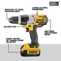 Drill Drivers | Dewalt DCD980M2 20V MAX Lithium-Ion Premium 3-Speed 1/2 in. Cordless Drill Driver Kit (4 Ah) image number 4