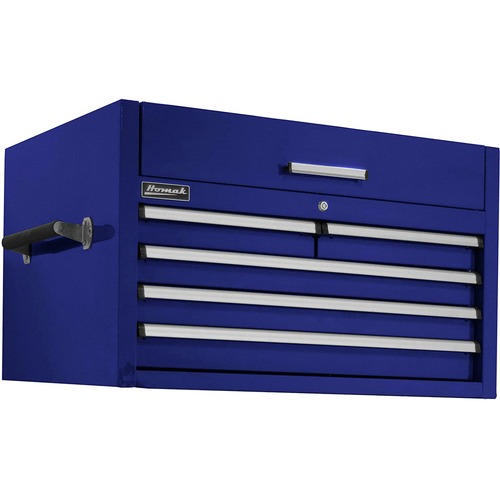Cabinets | Homak BL04054210 Pro 2 54 in. 10-Drawer Roller Cabinet - Blue image number 0