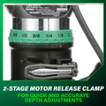 Fixed Base Routers | Metabo HPT M12VCM 2-1/4 HP Variable Speed Fixed Base Router image number 5