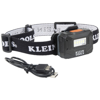 LIGHTING | Klein Tools 56049 260 Lumens Rechargeable LED Headlamp with Adjustable Fabric Strap