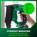 Brad Nailers | Metabo HPT NT1850DFTM 18V MultiVolt Brushless Lithium-Ion Cordless 18-Gauge Compact Brad Nailer Kit (2 Ah) image number 6