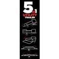 Utility Trailer | Detail K2 MMT5X7G 5 ft. x 7 ft. Multi Purpose Utility Trailer Kits (Galvanized) image number 10