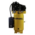 Stationary Air Compressors | EMAX ESP05V080I1 5 HP 80 Gallon 2-Stage Single Phase Industrial Inline Pressure Lubricated Solid Cast Iron Pump Plus SILENT Air Compressor image number 0