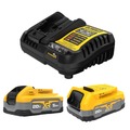 Clearance Center | Dewalt DCBP315-2C 20V MAX POWERSTACK Lithium-Ion Batteries and Charger Starter Kit (1.7 Ah/5 Ah) image number 0