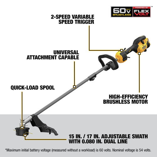 Dewalt cordless weed eater attachments top