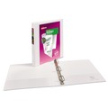 July Member-Exclusive Offer Save 10% off on One Item | Avery 17012 3 Slant Rings 1 in. Capacity 11 in. x 8.5 in. Durable View Binder with DuraHinge - White image number 2