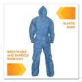 July Member-Exclusive Offer Save 10% off on One Item | Ansell KCC58517 A20 Breathable Particle Protection Coveralls - 4X-Large, Blue (20/Carton) image number 3
