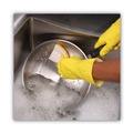 | Boardwalk 63BWK LD 0.7 in. Thick 3.6 in. x 6.1 in. Individually Wrapped Light Duty Scrubbing Sponge - Yellow/White (20/Carton) image number 4