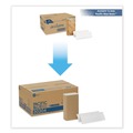  | Georgia Pacific Professional 20204 9.2 in. x 9.4 in. 1-Ply Pacific Blue Basic Folded Paper Towel - White (4000/Carton) image number 4