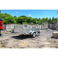  | Detail K2 MMT5X7G-DUG 5 ft. x 7 ft. Multi Purpose Utility Trailer Kits with Drive Up Gate (Galvanized) image number 4