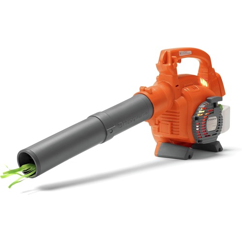  | Husqvarna 589746402 125B Plastic Toy Leaf Blower with Light-Up Engine for Ages 3 and Up - Orange/Gray image number 0
