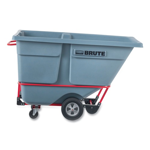 Customer Appreciation Sale! Save up to $60 on Select Tools | Rubbermaid Commercial 2192462 1 cu yd BRUTE DURATILT Frame Tilt Truck Standard Duty 1200 lb Capacity Gray image number 0