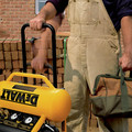 Portable Air Compressors | Dewalt D55146 1.6 HP Continuous 225 PSI Max 4.5 Gallon Hand Carry with Wheels Air Compressor image number 11