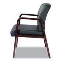 July Member-Exclusive Offer Save 10% off on One Item | Alera ALERL4319M Reception Lounge WL Series 24.21 in. x 24.8 in. x 32.67 in. Guest Chair - Black Seat/Back, Mahogany Base image number 2