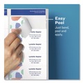 July Member-Exclusive Offer Save 10% off on One Item | Avery 05662 1.33 in. x 4 in. Matte Clear Easy Peel Mailing Labels with Sure Feed Technology for Laser Printers - Clear (14/Sheet, 50 Sheets/Box) image number 6