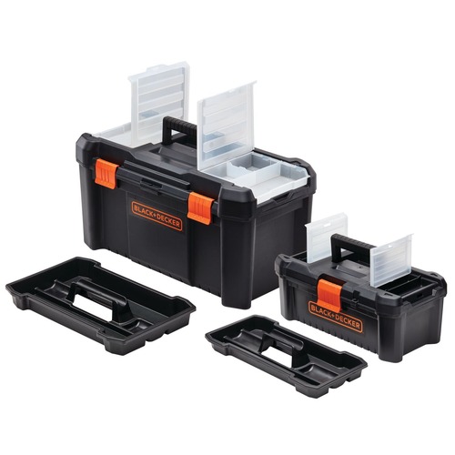Black & Decker 19 in. and 12 in. Handy Toolbox Bundle - BDST60129AEV