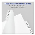 July Member-Exclusive Offer Save 10% off on One Item | Avery 01400 11 in. x 8.5 in. 26-Tab A to Z Avery Style Preprinted Legal Exhibit Side Tab Index Dividers - White (1-Set) image number 4
