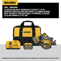 Dewalt DCS578X2 FLEXVOLT 60V MAX Brushless Lithium-Ion 7-1/4 in. Cordless Circular Saw Kit with Brake and (2) 9 Ah Batteries image number 1