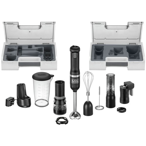Clearance Center | Black & Decker BCKM1016KS10 Kitchen Wand Variable Speed Lithium-Ion 6-in-1 Cordless Black Kitchen Multi-Tool Kit image number 0