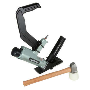 PNEUMATIC NAILERS AND STAPLERS | Metabo HPT 2 in. 15.5-Gauge 1/2 in. Crown Pneumatic Pro Flooring Stapler - N5010ABM