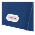 July Member-Exclusive Offer Save 10% off on One Item | Avery 47975 0.5 in. Capacity 11 in. x 8.5 in. Prong Fastener Two-Pocket Folder - Dark Blue (25/Box) image number 5
