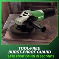 Angle Grinders | Metabo HPT 646614420 11 Amp W 1100-125 4.5/5 in. Angle Grinder image number 8