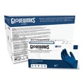  | Ammex GPLHD84100 11.6 in. Long 13 mil Powder-Free Latex Exam Gloves - Medium/Blue (500/Carton) image number 3