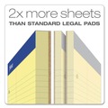  | Ampad 20-245 100 Sheets 8.5 in. x 11.75 in. Pitman Rule Variation (Offset Dividing Line - 3 in. Left) Double Sheet Pads (1 Pad) image number 1