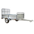 Utility Trailer | Detail K2 MMT5X7G-DUG 5 ft. x 7 ft. Multi Purpose Utility Trailer Kits with Drive Up Gate (Galvanized) image number 0