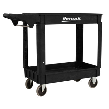 MATERIAL HANDLING | Homak 30 in. x 16 in. Industrial Polypropylene Service Cart - PP06039021