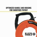 Wire & Conduit Tools | Klein Tools 56382 Multi-Groove 50 ft. Fiberglass Fish Tape with Nylon Tip image number 12