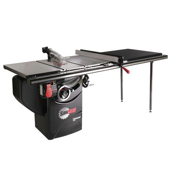 SAWSTOP PROFESSIONAL CABINET SAW | SawStop 220V Single Phase 3 HP 13 Amp 10 in. Professional Cabinet Saw with 52 in. Professional Series T-Glide Fence System - PCS31230-TGP252