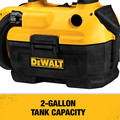 Wet / Dry Vacuums | Dewalt DCV580H 20V MAX Brushed Lithium-Ion Cordless Wet/Dry Vacuum (Tool Only) image number 10