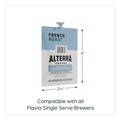 On Sale | FLAVIA 48010 0.32 oz. Pouch Alterra Coffee Freshpack - French Roast (100/Carton) image number 7