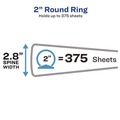 July Member-Exclusive Offer Save 10% off on One Item | Avery 27554 8.5 in. x 5.5 in. 2 in. Capacity 3 Rings Mini Size Durable Non-View Binder with Round Rings - Black image number 1