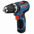 Hammer Drills | Bosch GSB12V-300B22 12V Max Brushless Lithium-Ion 3/8 in. Cordless Hammer Drill Driver Kit (2 Ah) image number 1