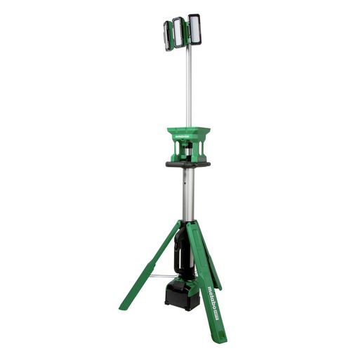 Work Lights | Metabo HPT UB18DGQ4M 18V MultiVolt 4000 Lumen LED Lithium-Ion Cordless Tripod Site Light (Tool Only) image number 0