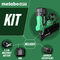 Clearance Center | Metabo HPT NR3675DDM MultiVolt 36V Brushless Lithium-Ion 21 Degree 3-1/2 in. Cordless Duplex Nailer Kit (2.5 Ah) image number 1