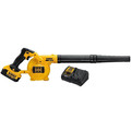 Handheld Blowers | Dewalt DCE100M1 20V MAX Cordless Lithium-Ion Compact Jobsite Blower Kit image number 0