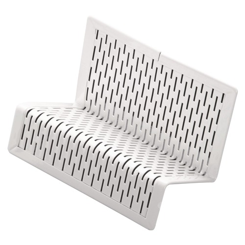 July Member-Exclusive Offer Save 10% off on One Item | Artistic ART20001WH Urban Collection Perforated Steel Punched Metal Business Card Holder Holds 50 2 in. x 3.5 in. Cards - White image number 0