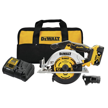 Dewalt 20V MAX Brushless 6-1/2 in. Cordless Circular Saw Kit with (1) 5Ah Battery and Charger - DCS565P1