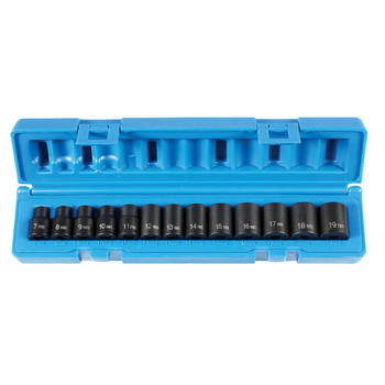 PRODUCTS | Grey Pneumatic 1203M 3/8 in. Drive 13-Piece Std. Length Metric Set 12 Point