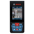Laser Distance Measurers | Bosch GLM400C 400 ft Cordless Bluetooth Connected Laser Measure Kit with Camera and AA Batteries image number 5