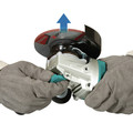 Clearance Center | Makita XAG26Z 18V LXT Brushless Lithium-Ion 4-1/2 in. / 5 in. Cordless Paddle Switch X-LOCK Angle Grinder with AFT (Tool Only) image number 5
