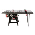 Table Saws | SawStop CNS175-ATGP36-SI 1.75 HP Contractor Saw with 36 in. Professional T-Glide Advance Fence, Rails and Extension Table image number 0