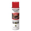 Paint | Rust-Oleum 203029V Industrial Choice M1600 System 17 oz. Aerosol Can Solvent-Based Precision Line Marking Paint - Flat Red (12/Carton) image number 2
