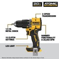 Combo Kits | Dewalt DCK200D1P1 20V MAX 2-Tool Hammer Drill/Impact Combo Kit image number 2