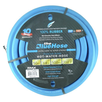 GARDEN HOSES | BluBird BluBird AG-Lite 3/4 in. x 50 ft. Hot and Cold Water Rubber Garden Hose - BSAL3450